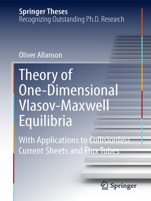 cover image of Theory of One-Dimensional Vlasov-Maxwell Equilibria